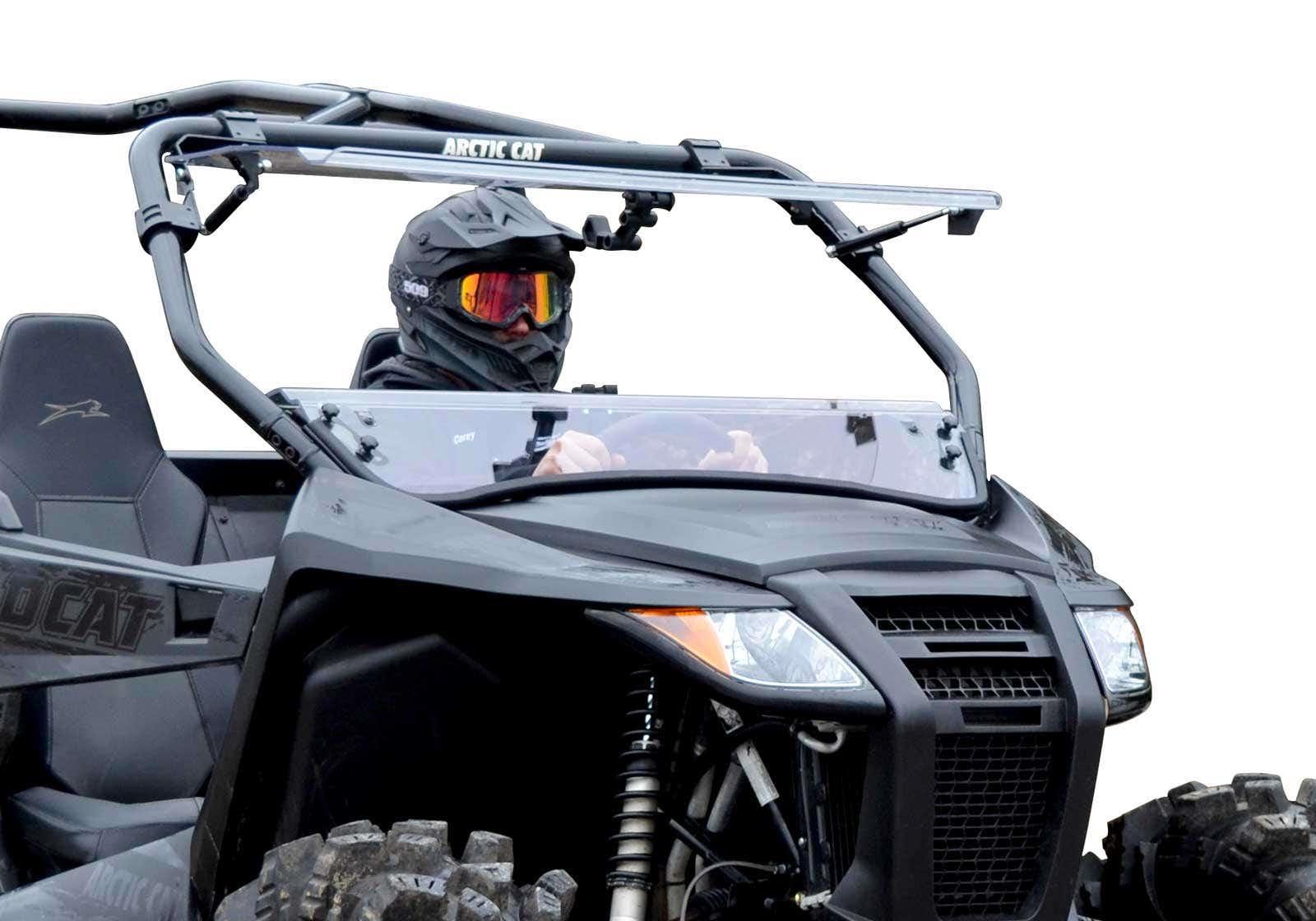 Arctic Cat Wildcat Trail Sport Scratch Resistant Flip Windshield