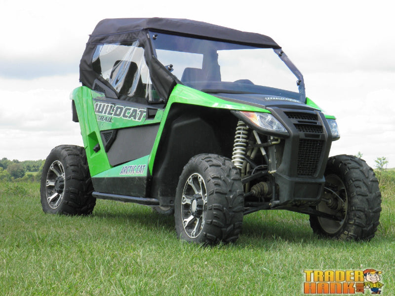 Arctic Cat Wildcat Trail - Soft Upper Doors/Top Combo w/Lower Door Inserts | UTV Accessories - Free shipping