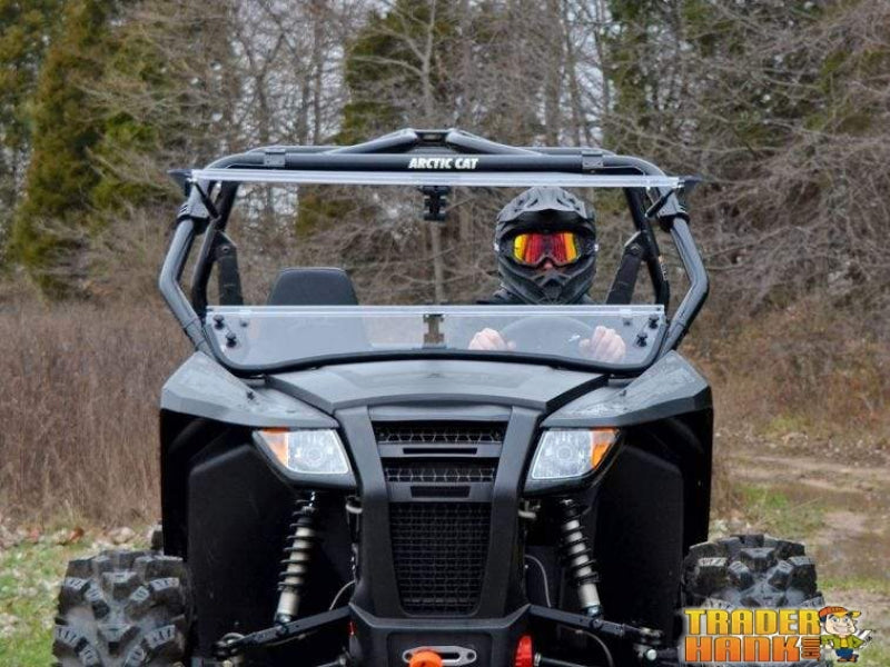 Arctic Cat Wildcat Trail Sport Scratch Resistant Flip Windshield | SUPER ATV WINDSHIELDS - Free Shipping