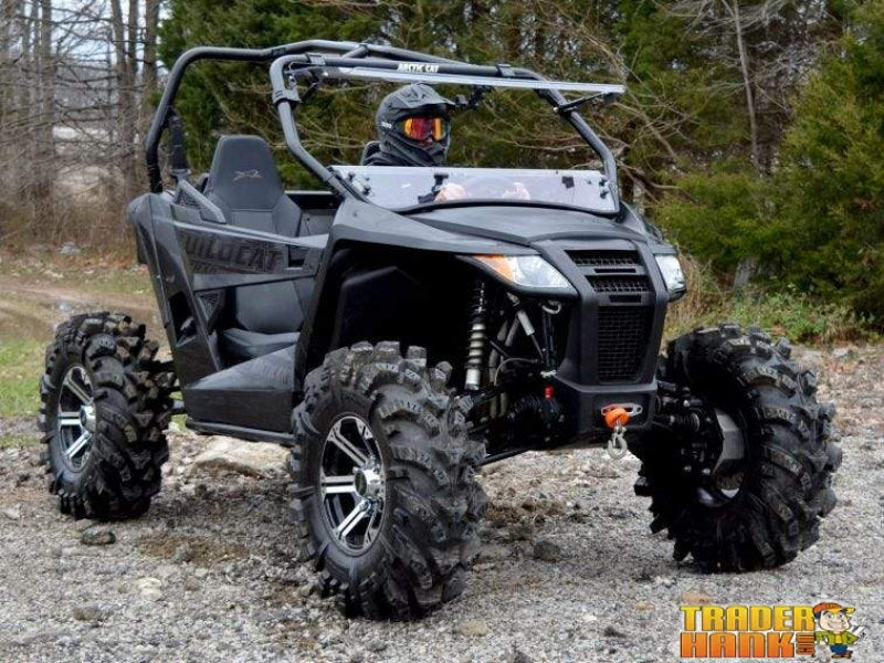 Arctic Cat Wildcat Trail Sport Scratch Resistant Flip Windshield | SUPER ATV WINDSHIELDS - Free Shipping