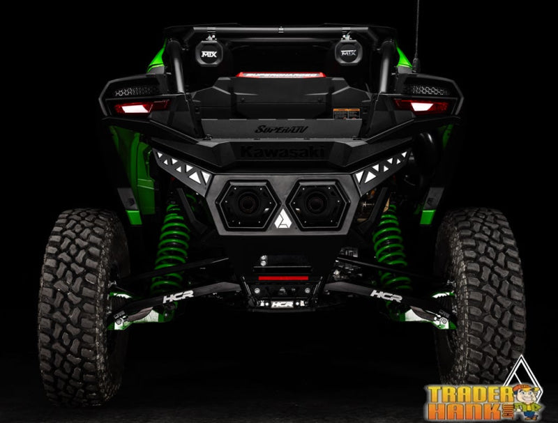 Assault Industries Kawasaki Teryx H2 Aluminum Plate Rear Bumper | UTV Accessories - Free shipping