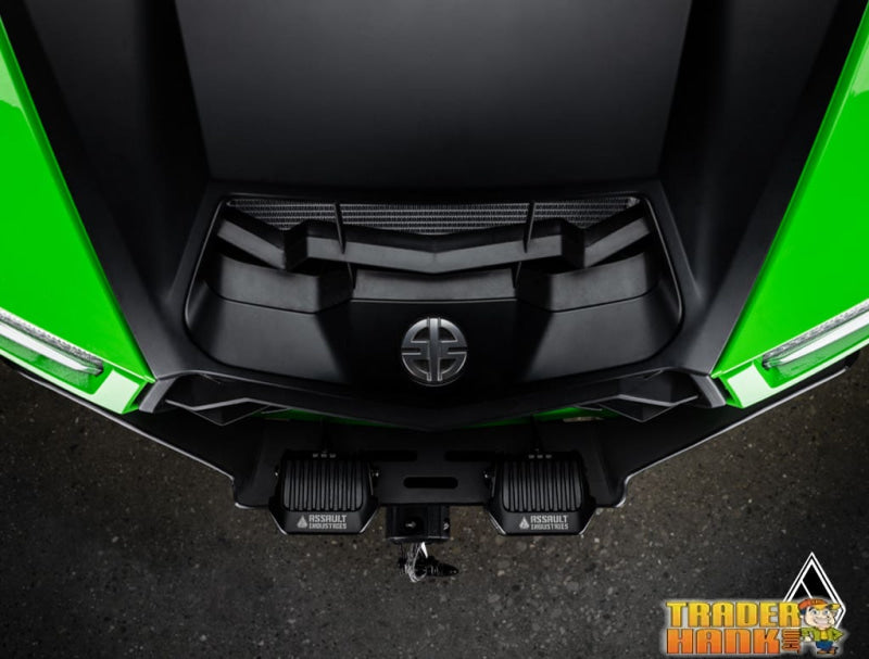 Assault Industries Kawasaki Teryx H2 Winch-Ready Aluminum Plate Front Bumper | UTV Accessories - Free shipping