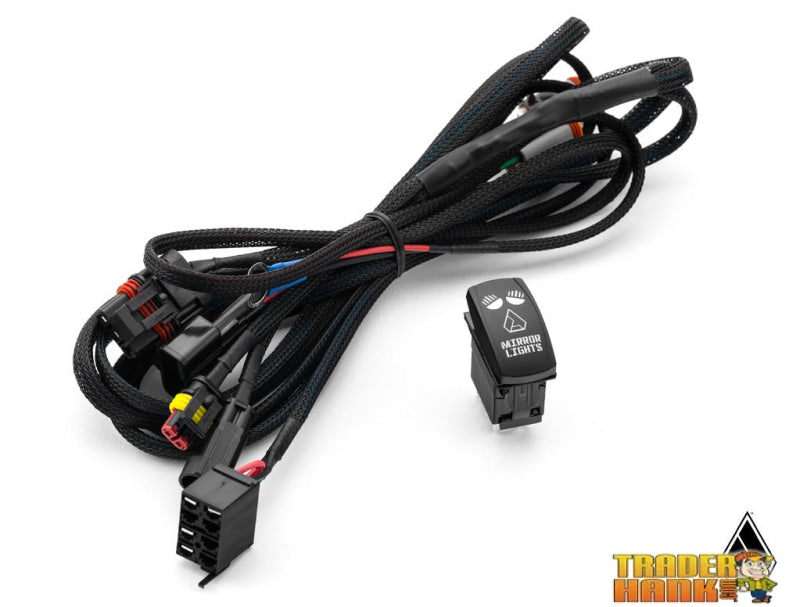 Assault Industries Nighthawk G2 LED Side-View Mirrors | UTV Accessories - Free shipping