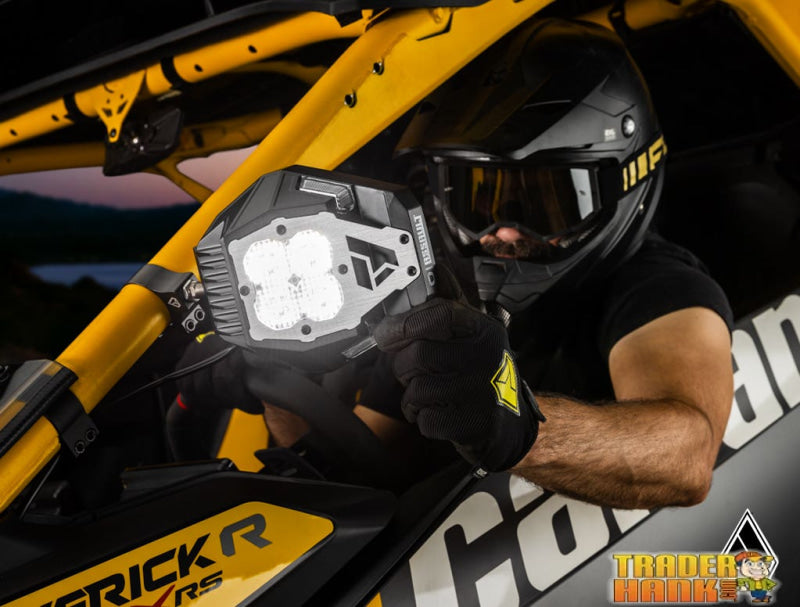 Assault Industries Nighthawk G2 LED Side-View Mirrors | UTV Accessories - Free shipping