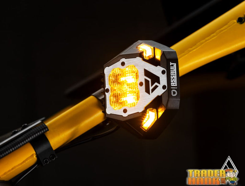 Assault Industries Nighthawk G2 LED Side-View Mirrors | UTV Accessories - Free shipping