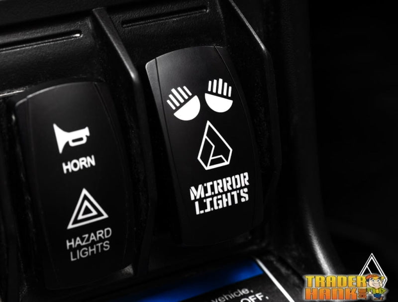 Assault Industries Nighthawk G2 LED Side-View Mirrors | UTV Accessories - Free shipping