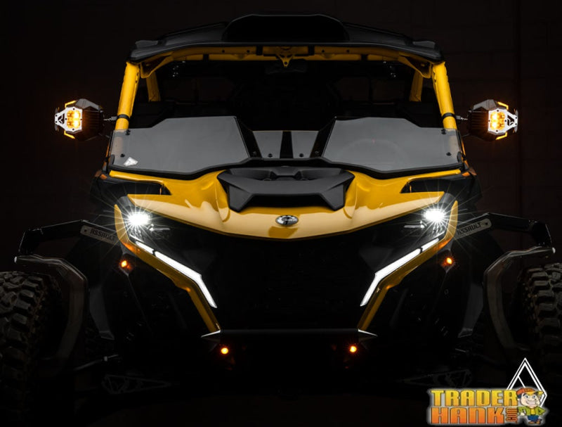 Assault Industries Nighthawk G2 LED Side-View Mirrors | UTV Accessories - Free shipping