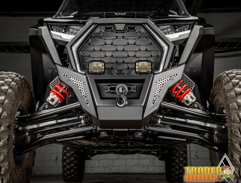 Assault Industries RZR Pro XP Winch-Ready Aluminum Plate Front Bumper | UTV Accessories - Free shipping