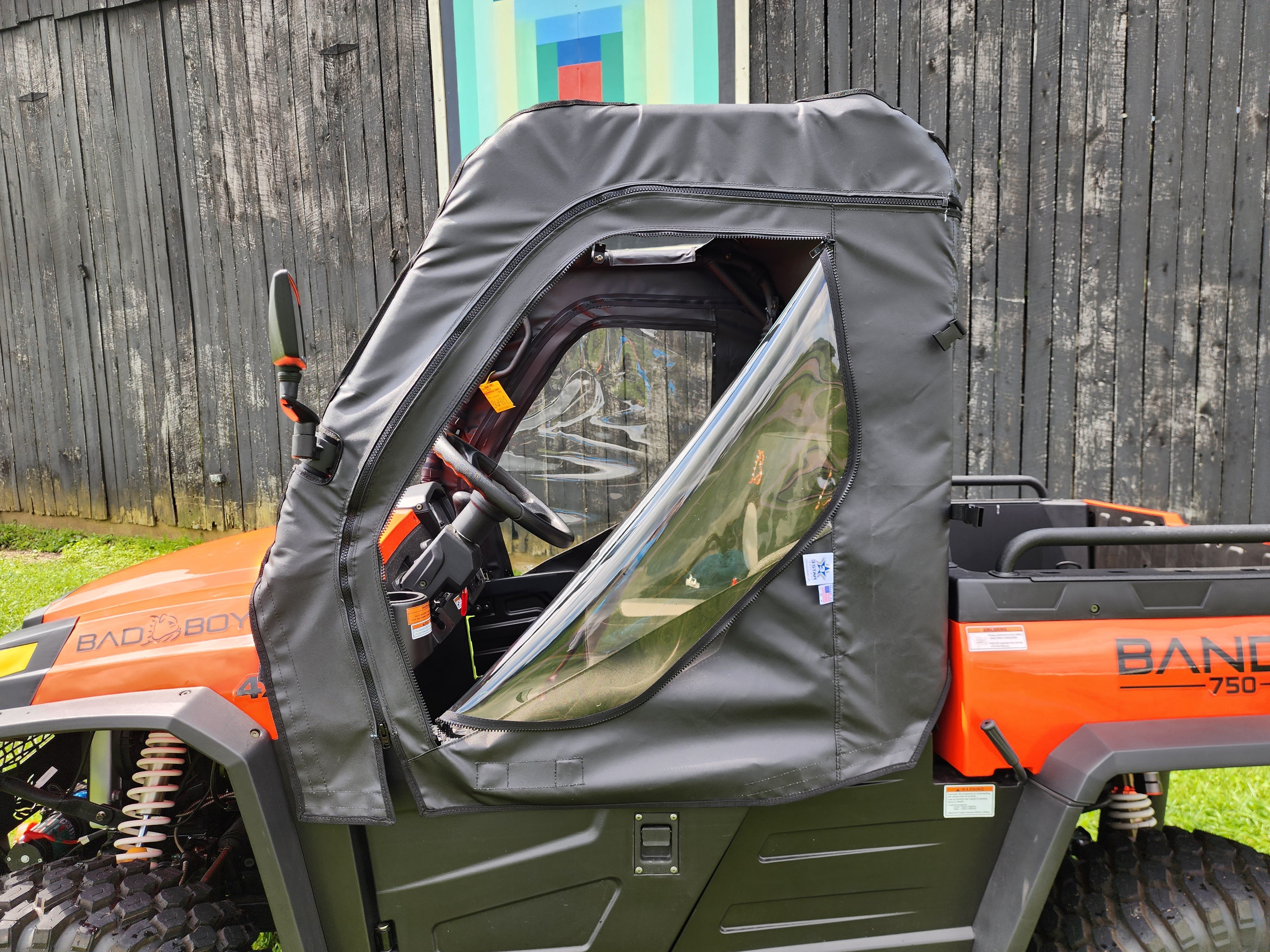 Bad Boy Bandit 750 - Full Cab Enclosure for Hard Windshield