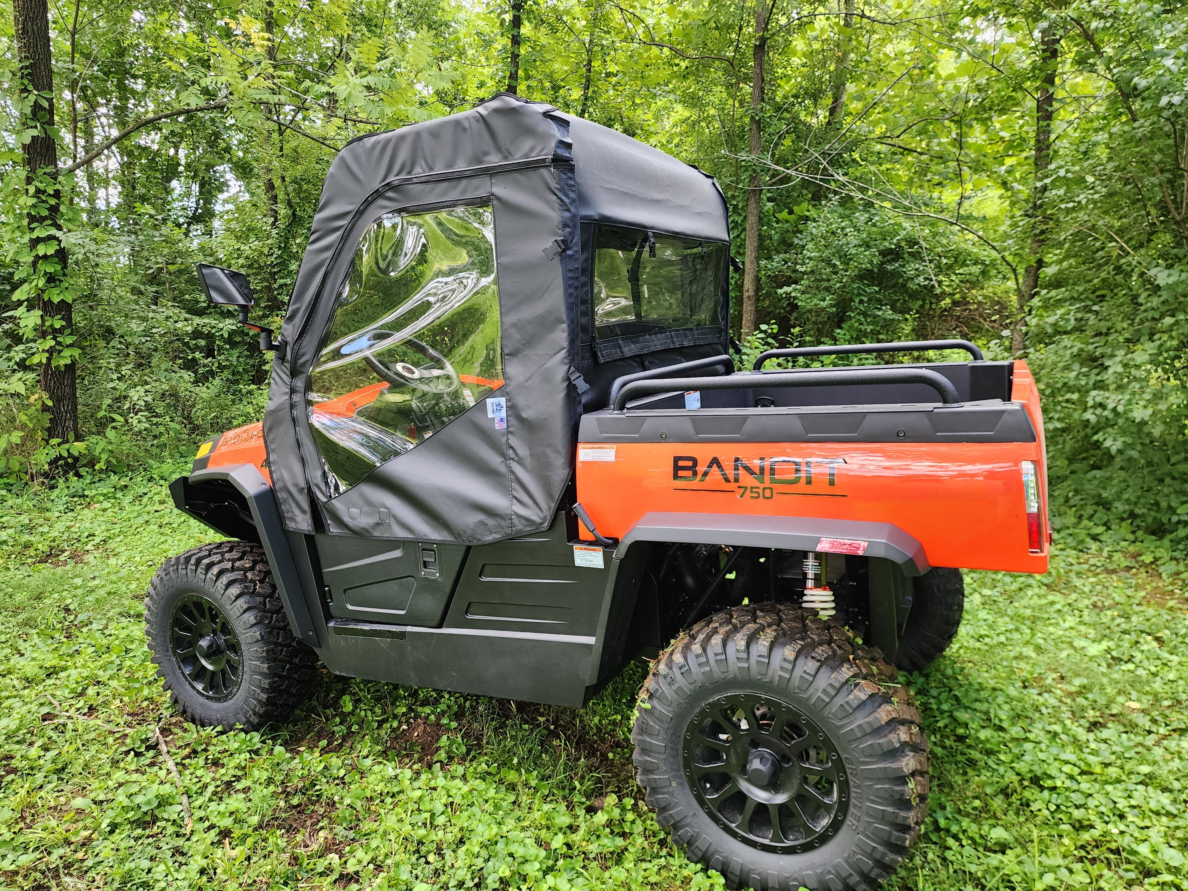 Bad Boy Bandit 750 - Full Cab Enclosure for Hard Windshield