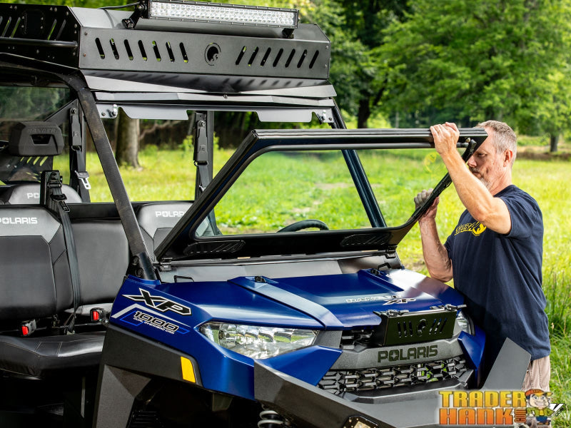 Bobcat UV34 Flip Down Glass Windshield | UTV Accessories - Free shipping