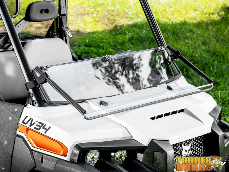 Bobcat UV34 Flip Down Windshield | UTV Accessories - Free shipping