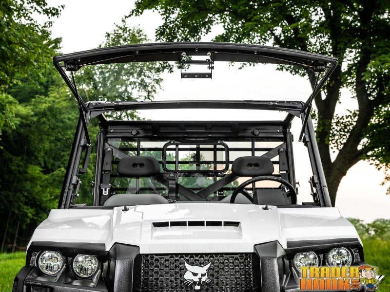 Bobcat UV34 Scratch-Resistant Flip Windshield | UTV Accessories - Free shipping