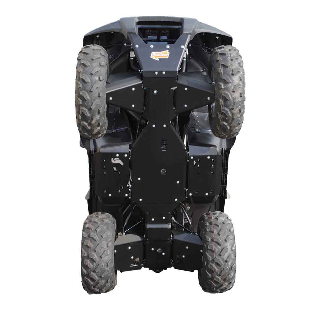 Kawasaki Brute Force 750 Ricochet 9-Piece Complete Aluminum Skid Plate Set