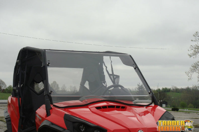 Can-Am Commander - 2 Pc General-Purpose Windshield w/Vent and Clamp Options | UTV Accessories - Free shipping