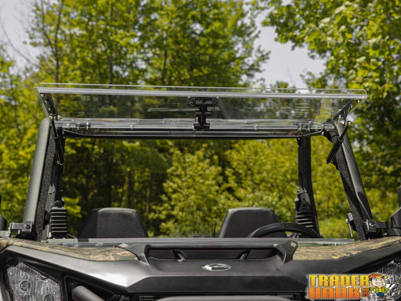 Can-Am Commander Scratch Resistant Flip Windshield 2011-2021 | SUPER ATV WINDSHIELDS - Free shipping