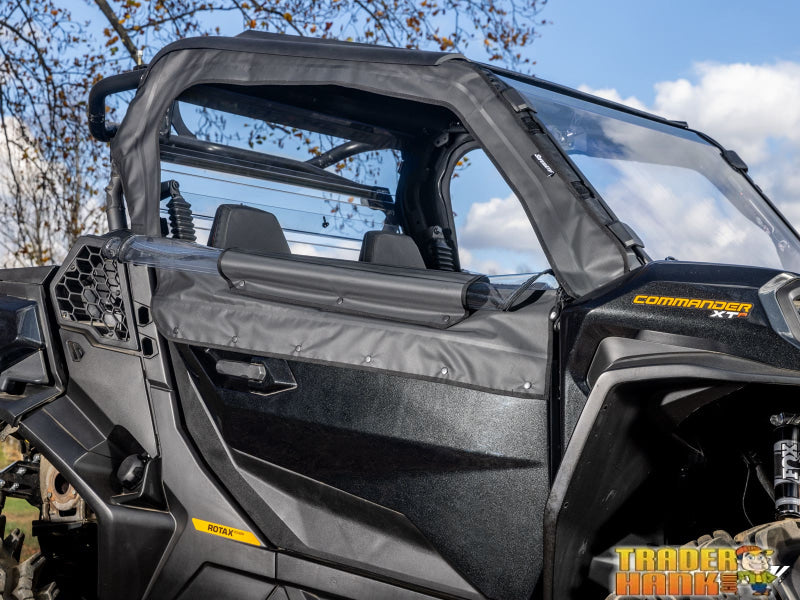Can-Am Commander Primal Soft Cab Enclosure Upper Doors | UTV Accessories - Free shipping