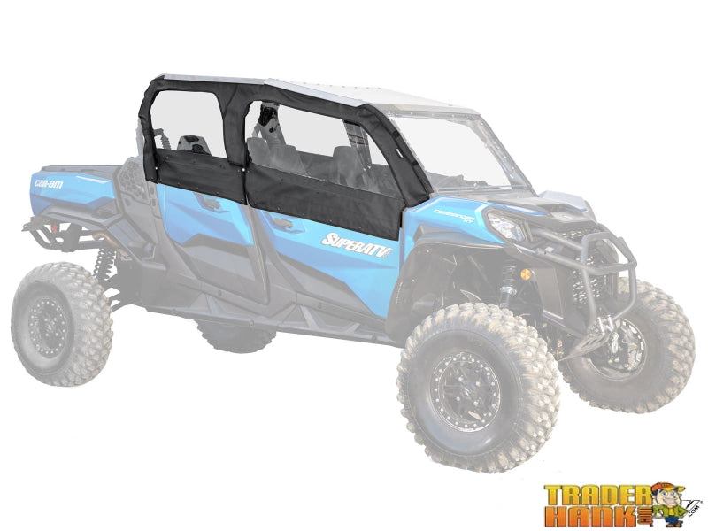 Can-Am Commander Primal Soft Cab Enclosure Upper Doors | UTV Accessories - Free shipping