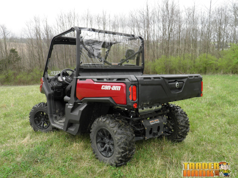 Can-Am Defender - 1 Pc Lexan Back Panel w/Vent Option | UTV Accessories - Free shipping