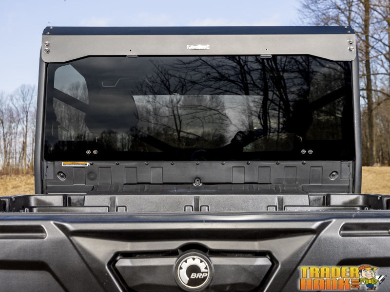 Can-Am Defender HD10 Rear Glass Windshield | UTV Accessories - Free shipping