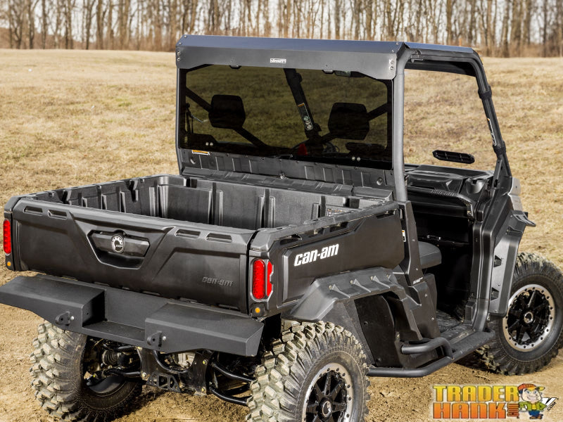 Can-Am Defender HD10 Rear Glass Windshield | UTV Accessories - Free shipping