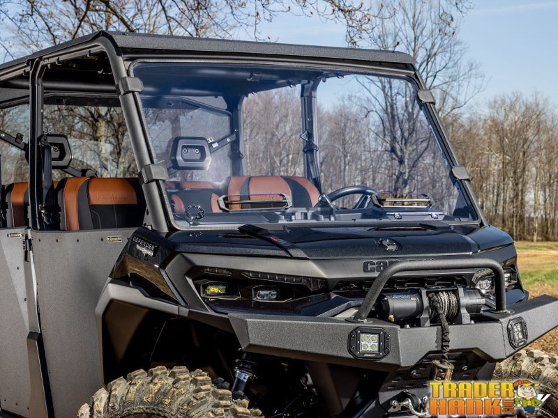 Can-Am Defender HD11 Vented Full Windshield | UTV Accessories - Free shipping