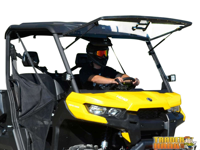 Can-Am Defender HD9 Flip Windshield | UTV Accessories - Free shipping