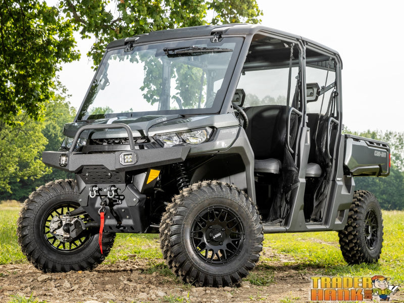 Can-Am Defender HD9 MaxDrive Power Flip Glass Windshield | UTV Accessories - Free shipping