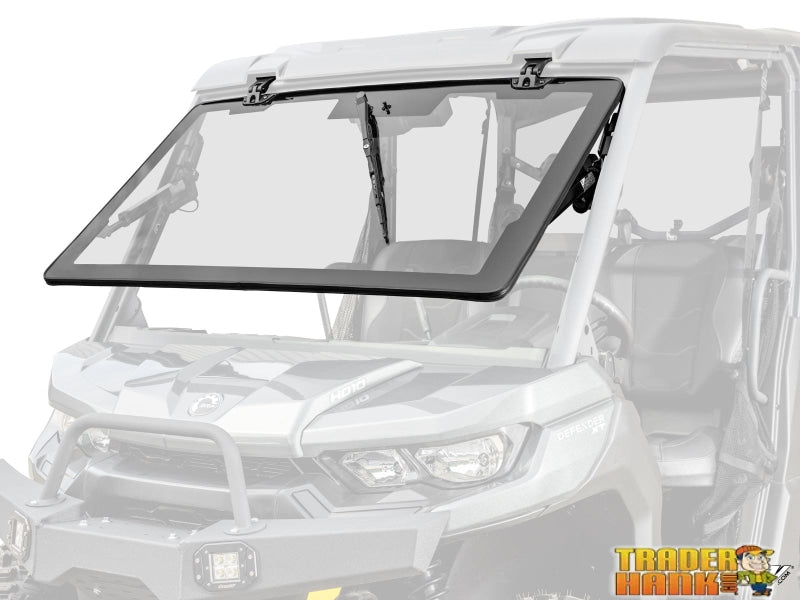 Can-Am Defender HD9 MaxDrive Power Flip Glass Windshield | UTV Accessories - Free shipping
