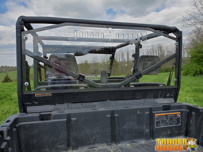 Can-Am Defender Max 4 - 1 Pc Lexan Back Panel w/Vent Option | UTV Accessories - Free shipping