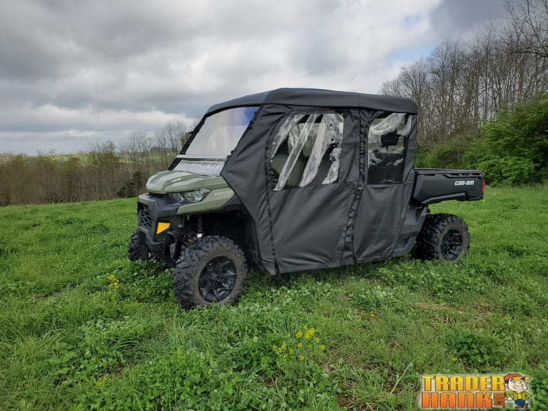 Can-Am Defender Max 4 - Full Cab Enclosure For Hard Windshield (Full Doors) | UTV Accessories - Free shipping