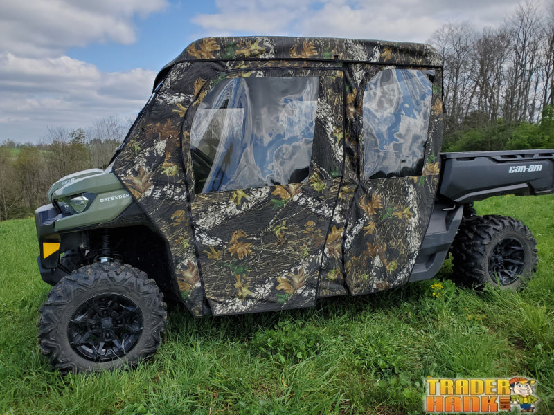 Can-Am Defender Max 4 - Full Cab Enclosure For Hard Windshield (Full Doors) | UTV Accessories - Free shipping
