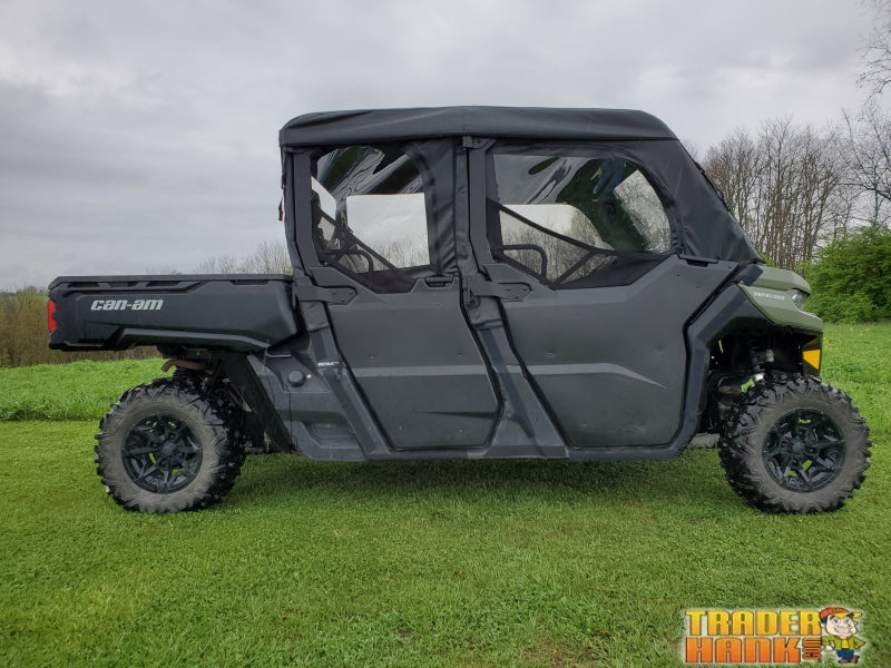 Can-Am Defender Max 4 - Full Cab Enclosure For Hard Windshield (Half Doors) | UTV Accessories - Free shipping