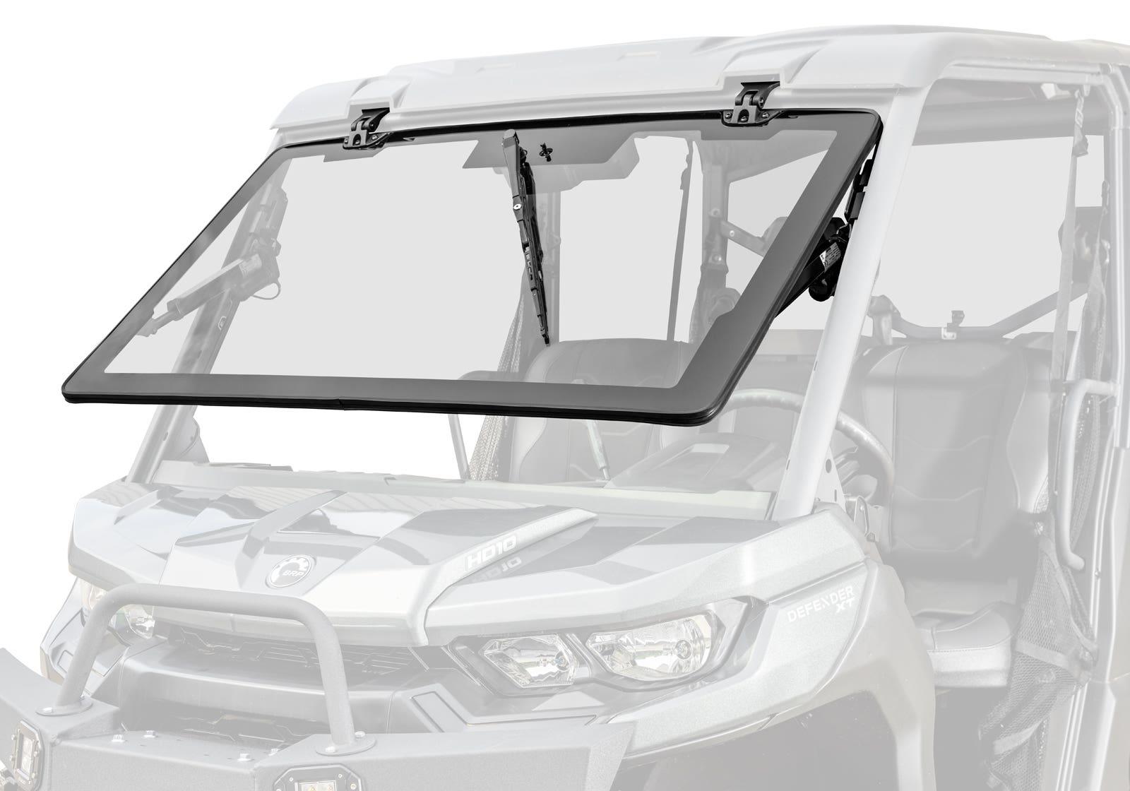 Can-Am Defender HD11 MaxDrive Power Flip Glass Windshield