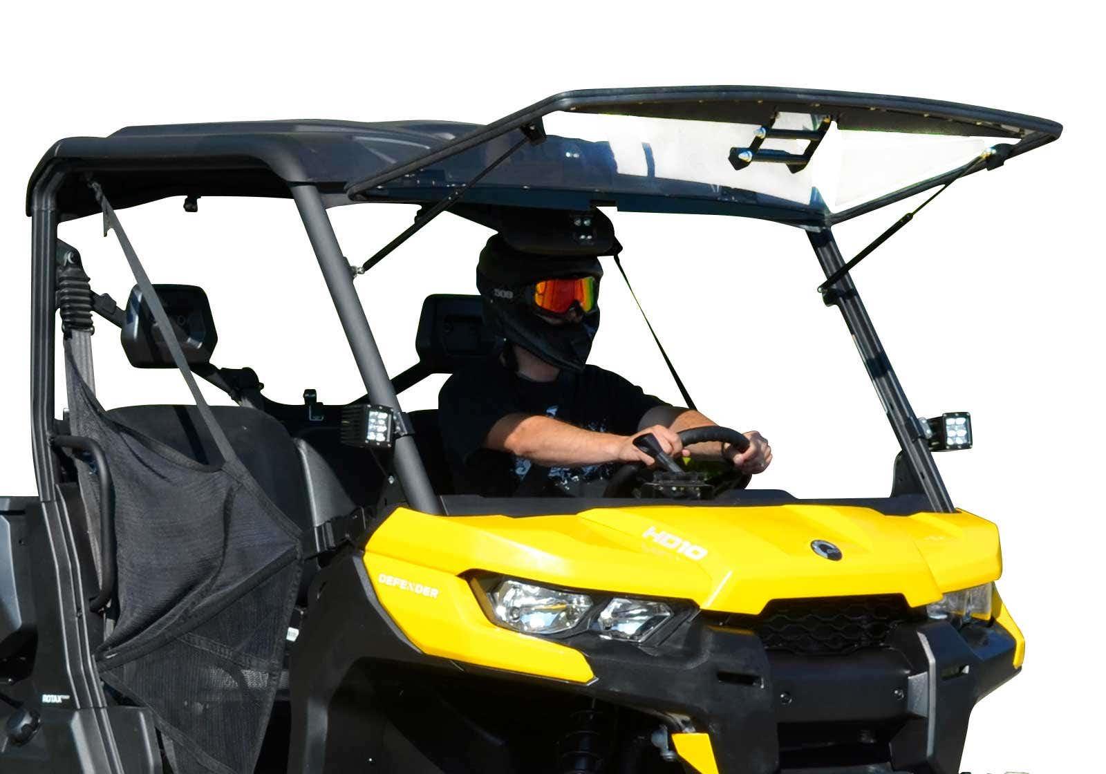 Can-Am Defender HD8 Flip Windshield