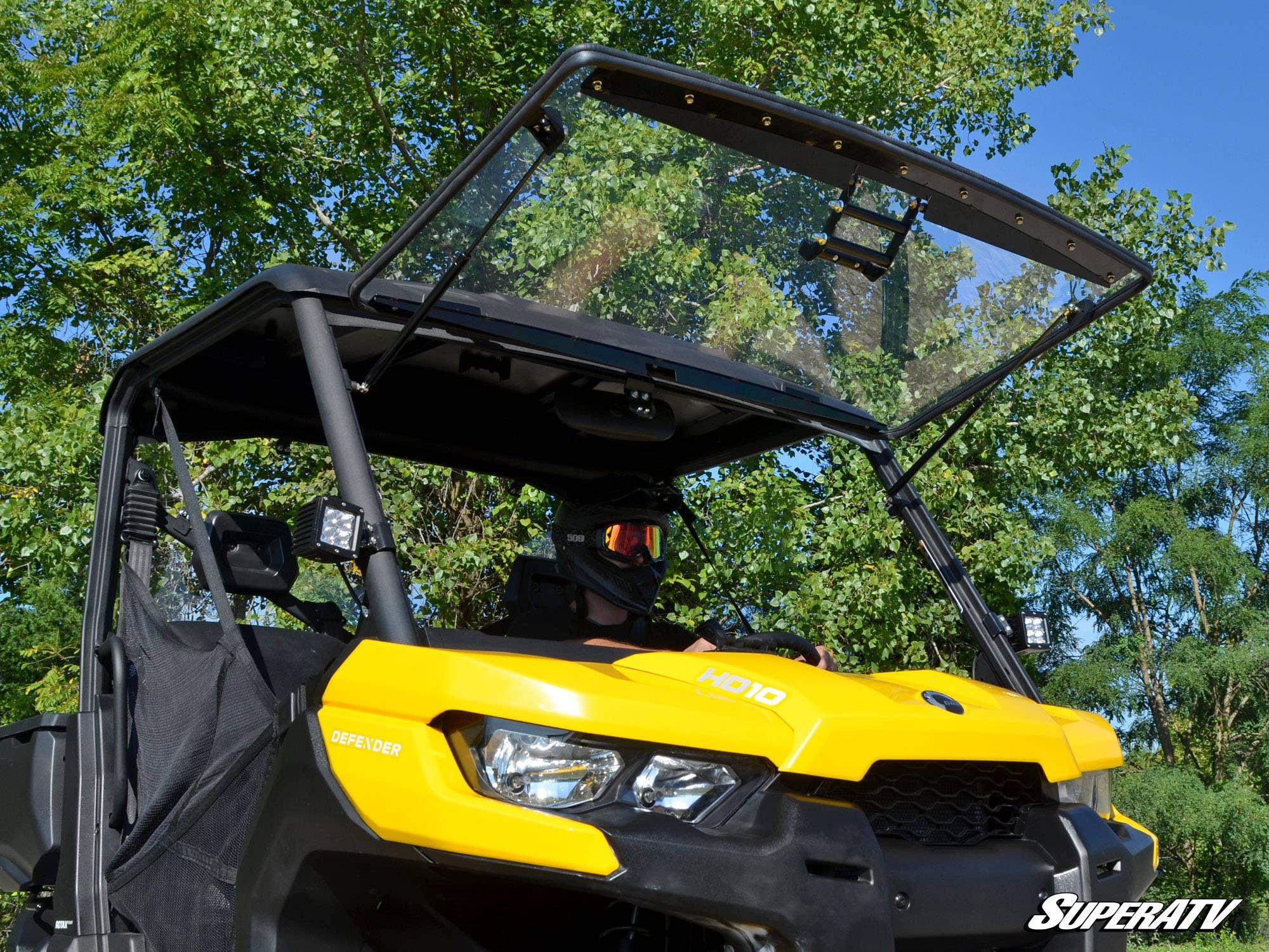Can-Am Defender HD7 Flip Windshield
