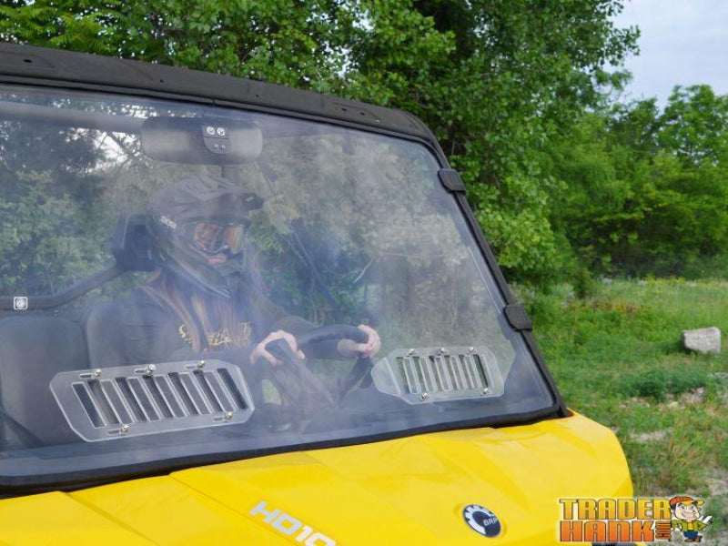 Can-Am Defender Scratch Resistant Vented Full Windshield | Free shipping