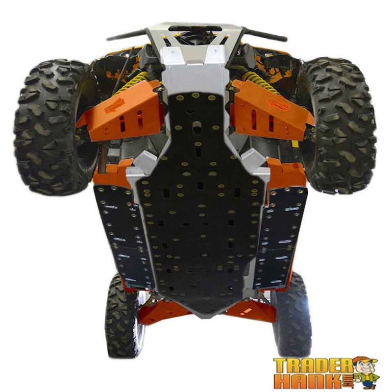 Can-Am Maverick MAX Ricochet 12-Piece Complete Aluminum or with UHMW Layer Skid Plate Set | Free shipping