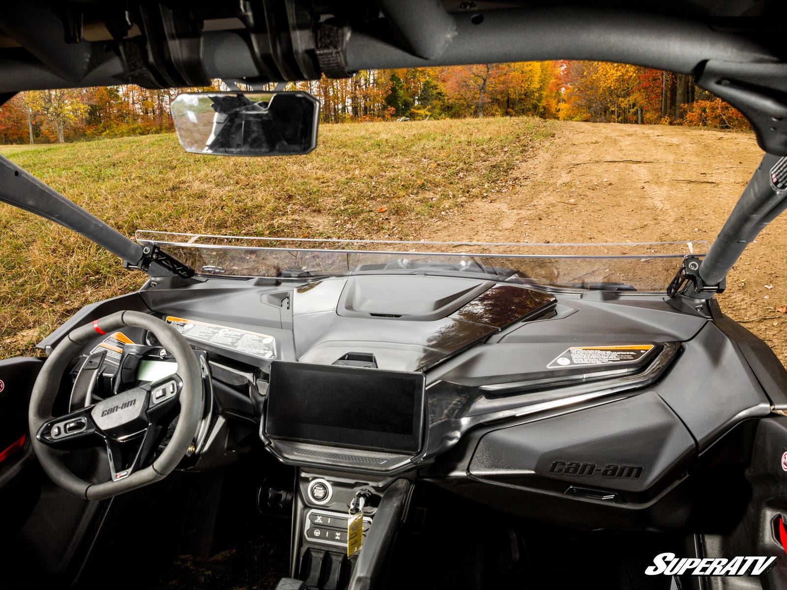 Can-Am Maverick R Scratch-Resistant Half Windshield