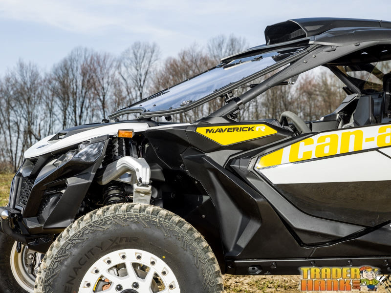 Can-Am Maverick R Scratch-Resistant Flip Windshield | UTV Accessories - Free shipping