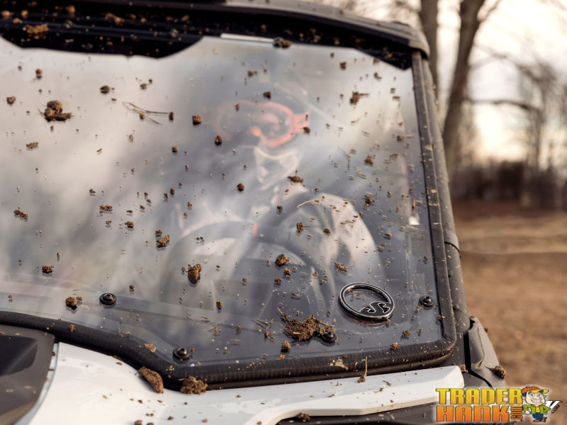 Can-Am Maverick R Scratch-Resistant Full Windshield | UTV Accessories - Free shipping