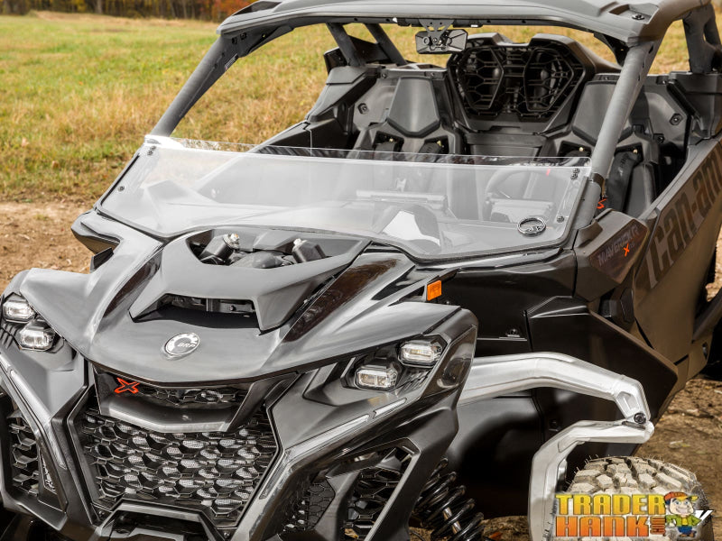 Can-Am Maverick R Scratch-Resistant Half Windshield | UTV Accessories - Free shipping