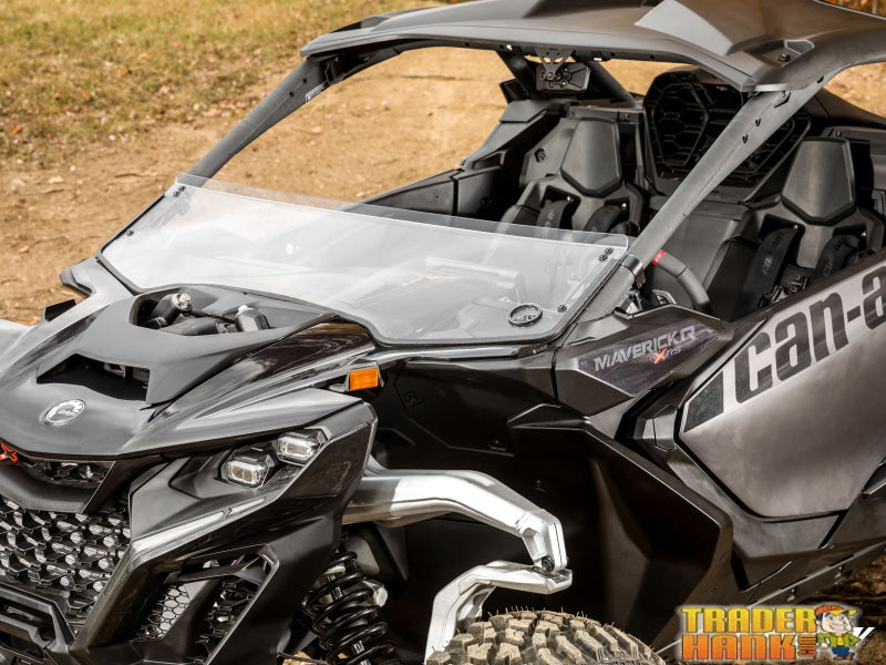 Can-Am Maverick R Scratch-Resistant Half Windshield | UTV Accessories - Free shipping