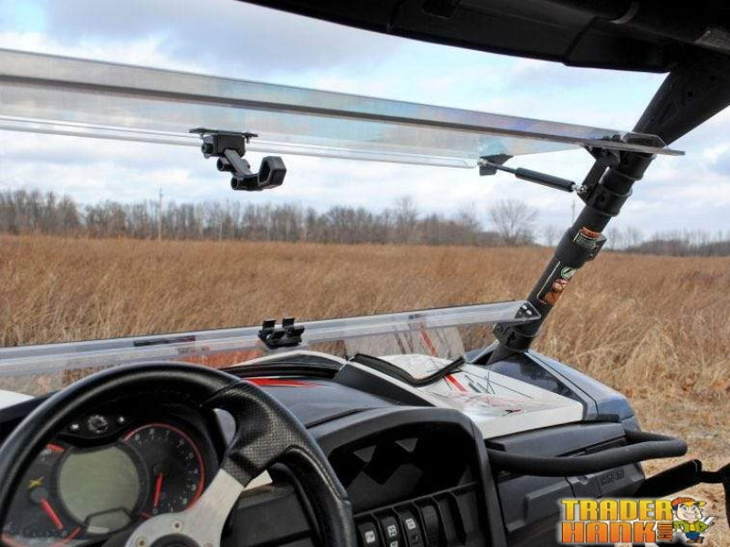 Can-Am Maverick Scratch Resistant Flip Windshield | Free shipping