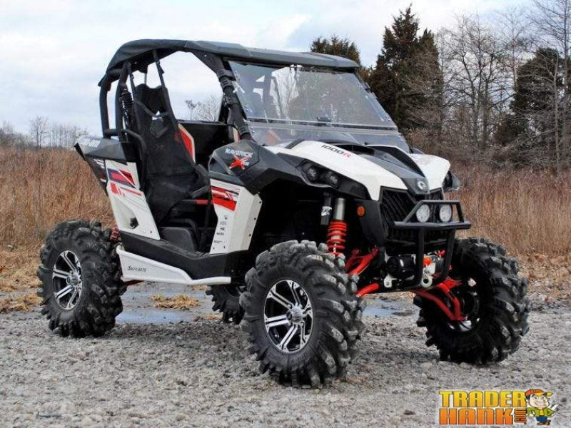 Can-Am Maverick Scratch Resistant Flip Windshield | Free shipping