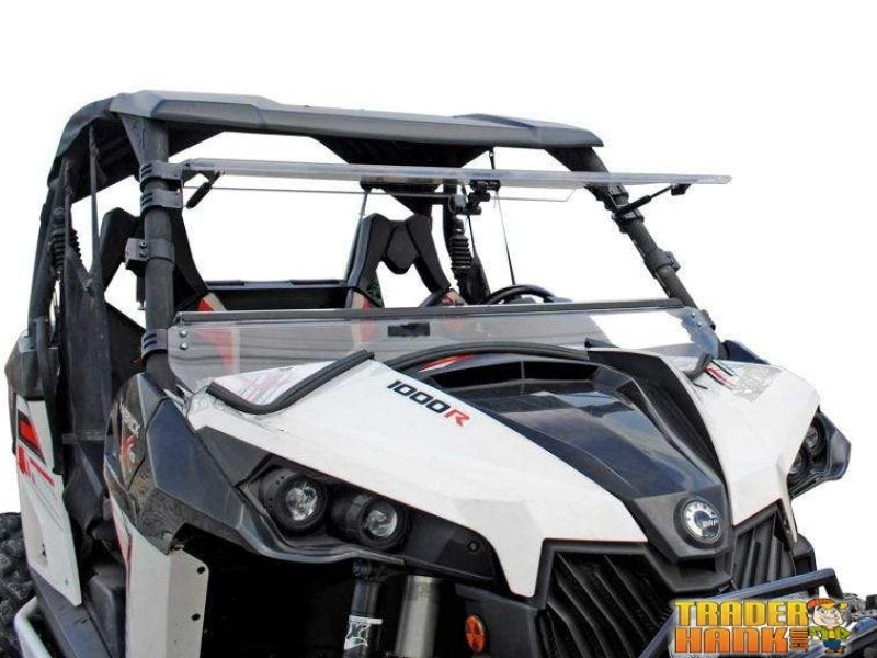 Can-Am Maverick Scratch Resistant Flip Windshield | SUPER ATV WINDSHIELDS - Free Shipping