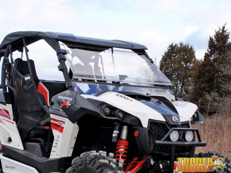 Can-Am Maverick Scratch Resistant Flip Windshield | SUPER ATV WINDSHIELDS - Free Shipping