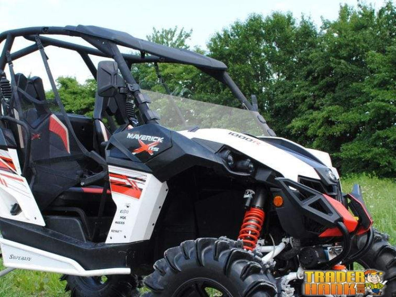 Can-Am Maverick Scratch Resistant Half Windshield | SUPER ATV WINDSHIELDS - Free Shipping