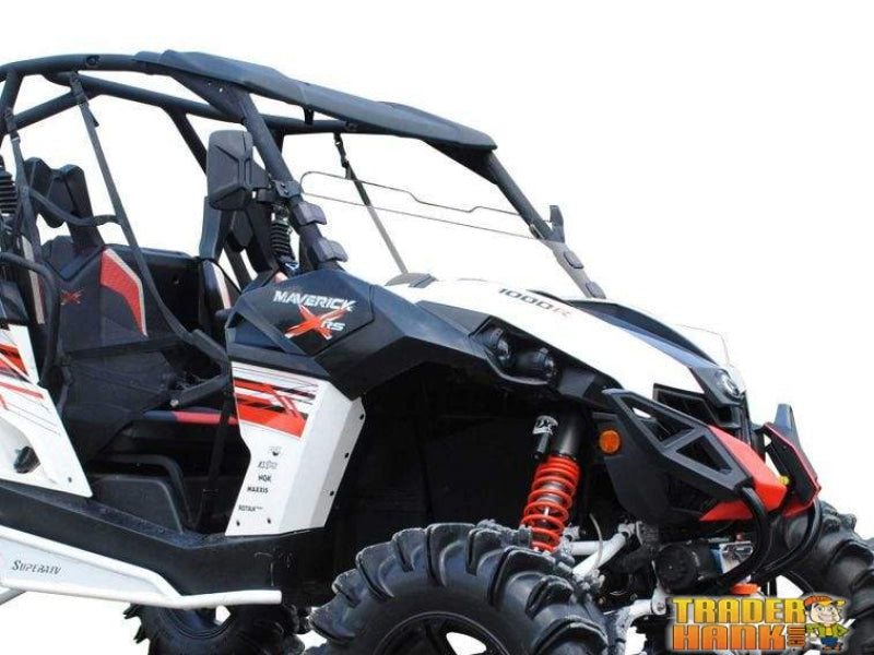 Can-Am Maverick Scratch Resistant Half Windshield | SUPER ATV WINDSHIELDS - Free Shipping