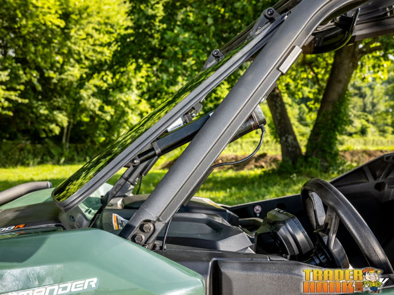 Can-Am Maverick Sport MaxDrive Power Flip Glass Windshield | Free shipping